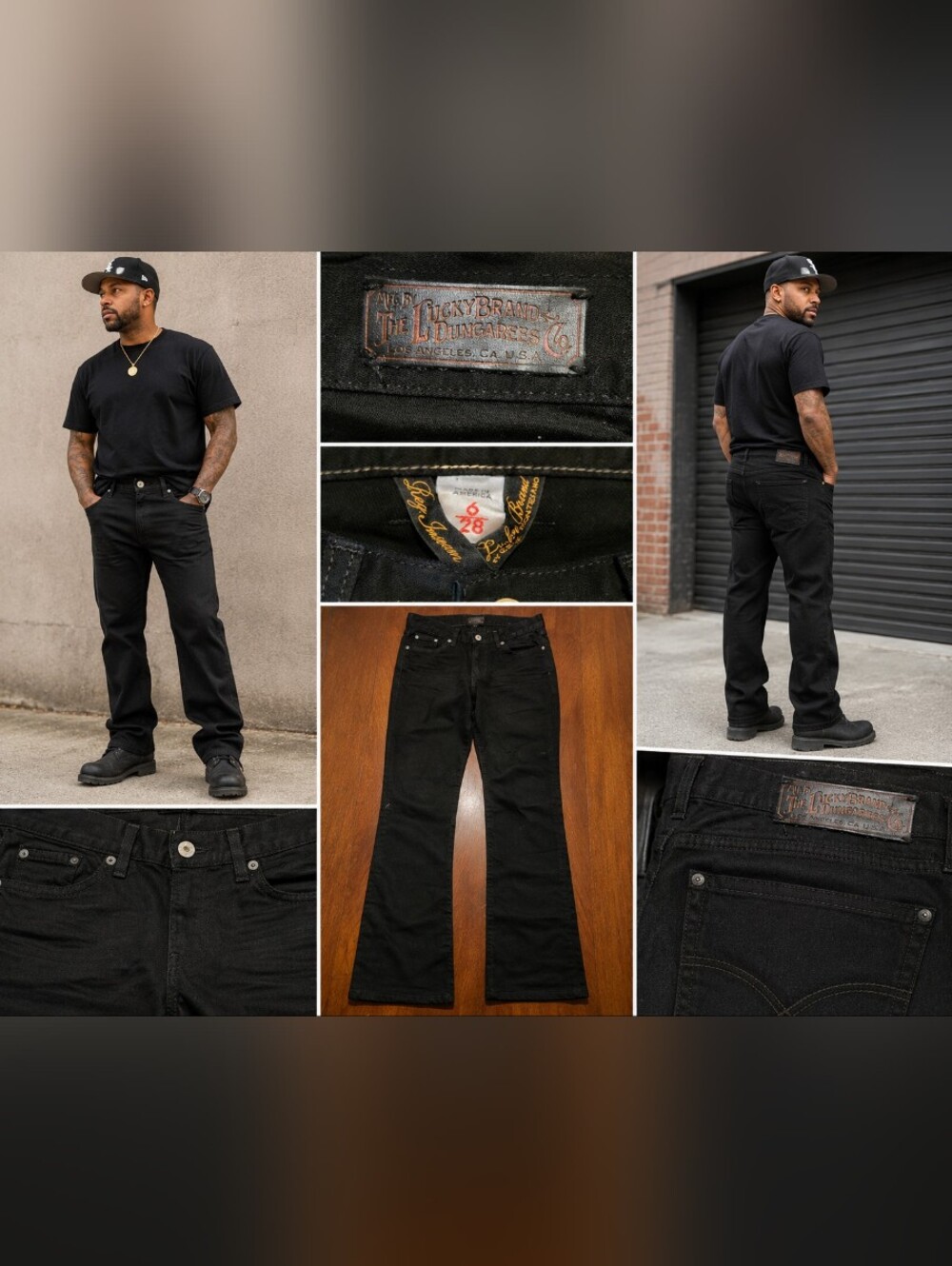 Lucky Brand Black Bootcut Men’s Jeans